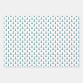Bomen & Sneeuw Wrapping Papier Flat Sheet Set van Inpakpapier Vel (Voorkant 3)