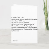 Bomen, UC Kerstman Cruz, 1963 Kaart (Achterkant)