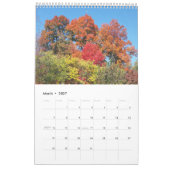 Bomen van 12 maanden kalender (Mar 2027)