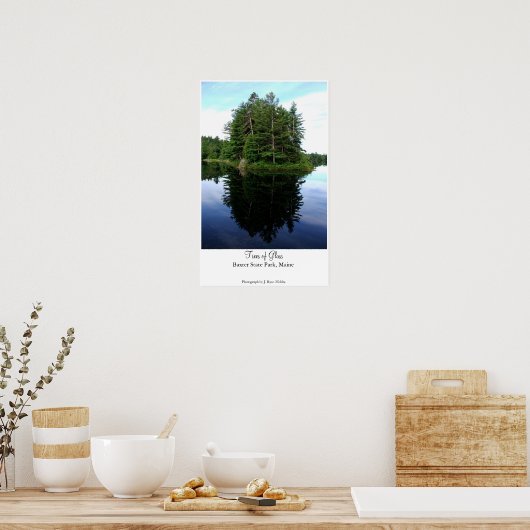 Bomen van glas poster (Keuken)