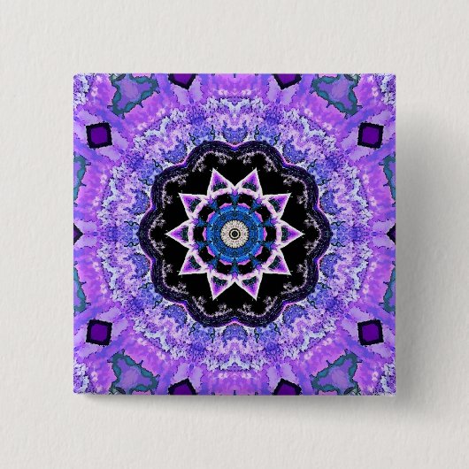 BOMEN VIERKANTE BUTTON 5,1 CM (Voorkant)