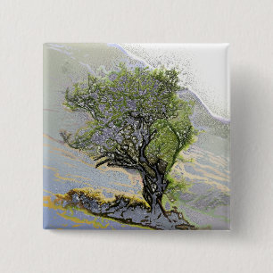 BOMEN VIERKANTE BUTTON 5,1 CM