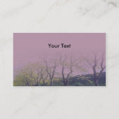 Bomen Visitekaartje (Achterkant)