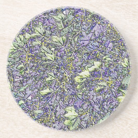 BOMEN ZANDSTEEN ONDERZETTER (Voorkant)