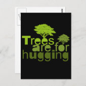 Bomen zijn voor knuffelen T-shirt / Earth Day T-sh Briefkaart (Voorkant / Achterkant)