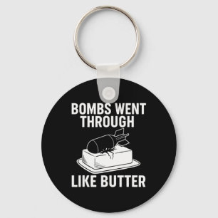 Bommen als boter – Grappige politieke citaten Trum Sleutelhanger