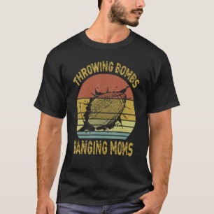 Bommen gooiende, moeders neukende voetbal t-shirt