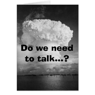 Bommen-hardtack, moeten we praten...?