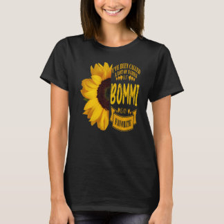 Bommi Moederdag Grootouders Dag Grote Zonnebloem T-shirt