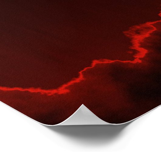 Bomp met schedel poster (Hoek)