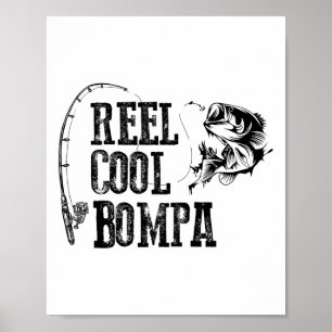 Bompa visspoel Cool Bompa grappig cadeau Poster