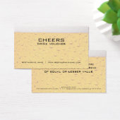 Bon à bière et cartes à coupon (Bureau)