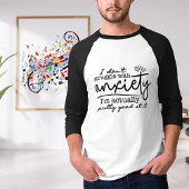 Bon à l'anxiété 3/4 Sleeve Raglan T-shirt