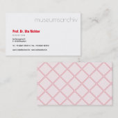 Bon à lire Carte de visite clair (Devant / Derrière)