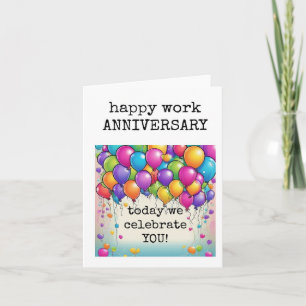 Bon anniversaire de travail, Célébrez votre carte