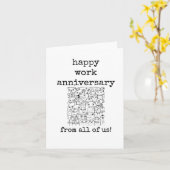 Bon Anniversaire de travail de la carte All Us (Fleur jaune)