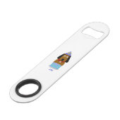 Bon Anniversaire Pup Speed Bottle Opener (Devant angulaire)