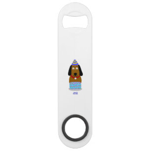 Bon Anniversaire Pup Speed Bottle Opener