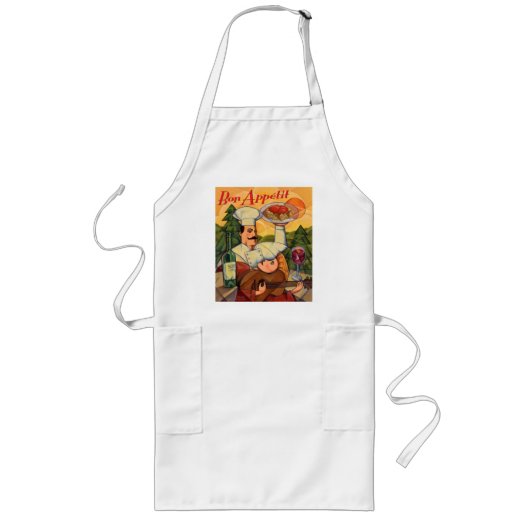 Bon Appetit Apron Lang Schort (Voorkant)
