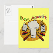 Bon Appetit Briefkaart (Voorkant / Achterkant)