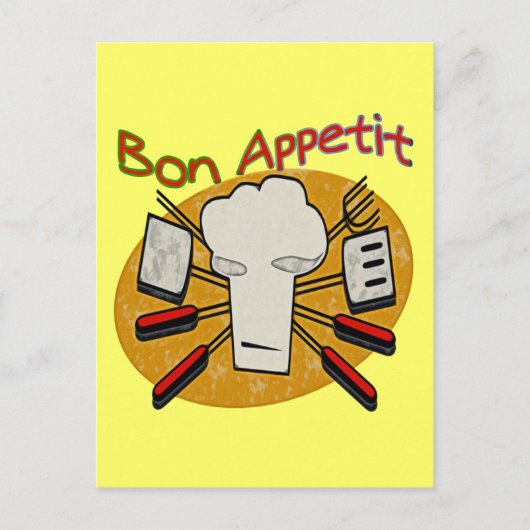 Bon Appetit Briefkaart (Voorkant)