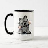 Bon Appetit Cairn Terrier mug (Gauche)