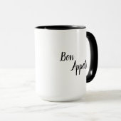 Bon Appetit Cairn Terrier mug (Devant droit)