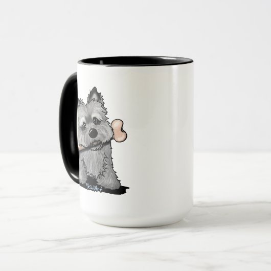 Bon Appetit Cairn Terrier mug (Devant gauche)