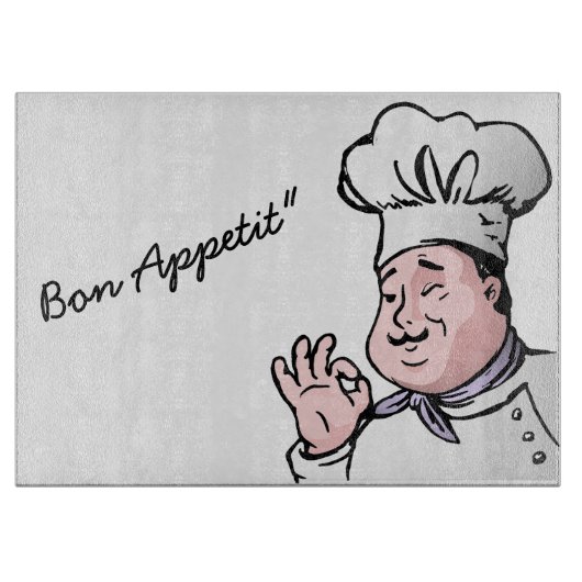 Bon Appetit" Chef Snijplank (Voorkant)