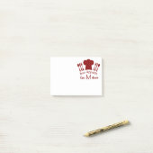 Bon Appetit Chef's Pet, Mes en vork Monogram Post-it® Notes (Op bureau)