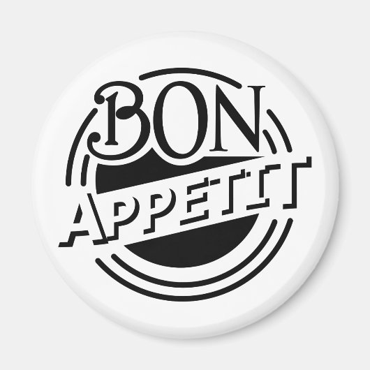 Bon Appetit design Magneet (Voorkant)