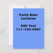 Bon Appetit Dinner Party Kaart (Achterkant)