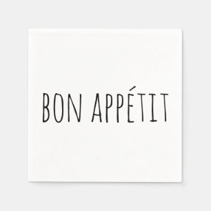 Bon Appétit Frans Geniet Feest Servet