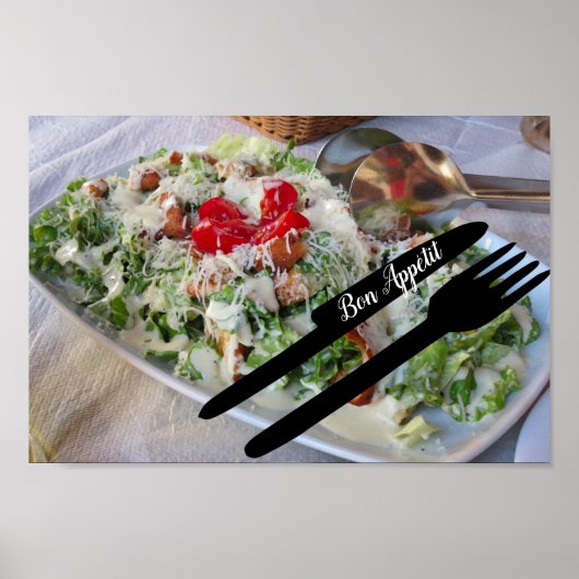 Bon Appétit Greek Salad Poster (Voorkant)