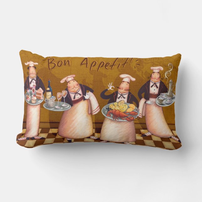 Bon Appétit Kussen (Voorkant)
