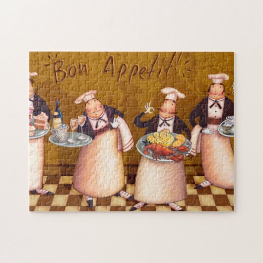 Bon Appétit Legpuzzel (Horizontaal)
