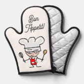 Bon Appétit mitt au four avec mignon chef de bande (Recto/Verso)