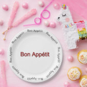 Bon Appetit Paper borden Papieren Bordje (Feest)