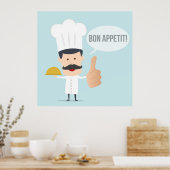 Bon Appetit Poster (Keuken)