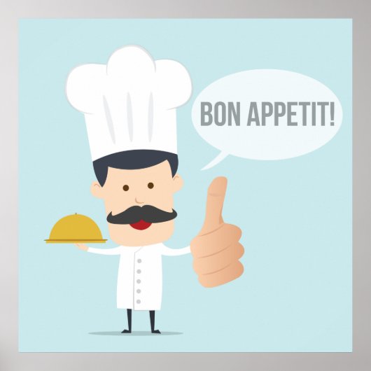 Bon Appetit Poster (Voorkant)
