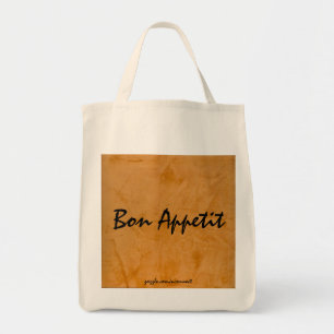 Bon Appetit sac d'épicerie orange toscane