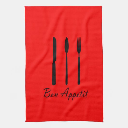 Bon Appetit Tea Towel Theedoek (Verticaal)