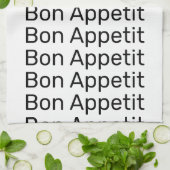 Bon Appetit Theedoek (Gevouwen)