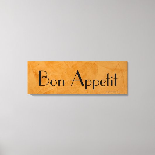Bon Appetit Toscaanse keuken Canvas (Voorkant)