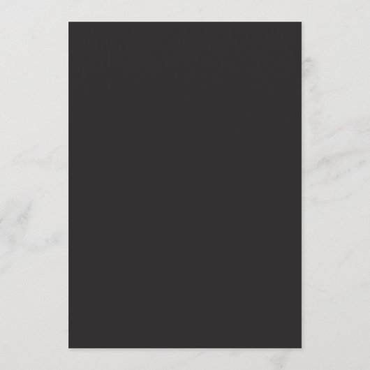 Bon Appetit Weddenschap Dinner Black White Menu (Achterkant)