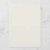 Bon Appetit Wedding Dinner Cream Magenta Menu (Achterkant)