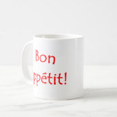 Bon apppetit tasse de café (Devant gauche)