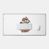 Bon Baseball Ween Vintage Halloween Baseball Dés (Clavier et souris)
