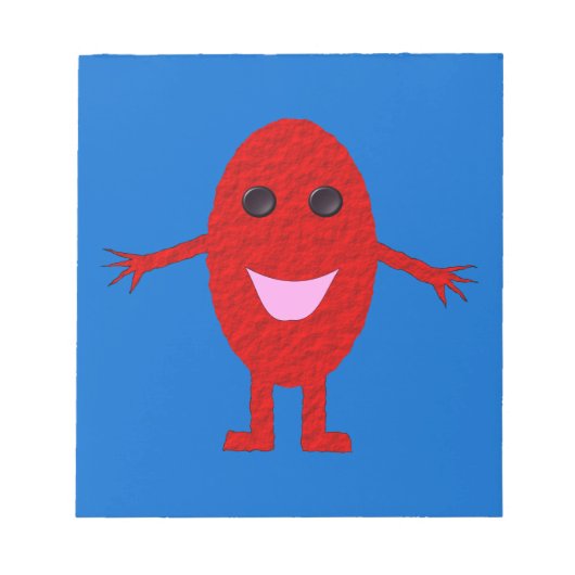 Bon Bloc-notes de raisin rouge (Devant)