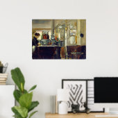 Bon Bock Café - Edouard Manet Fine Art Poster (Thuiskantoor)